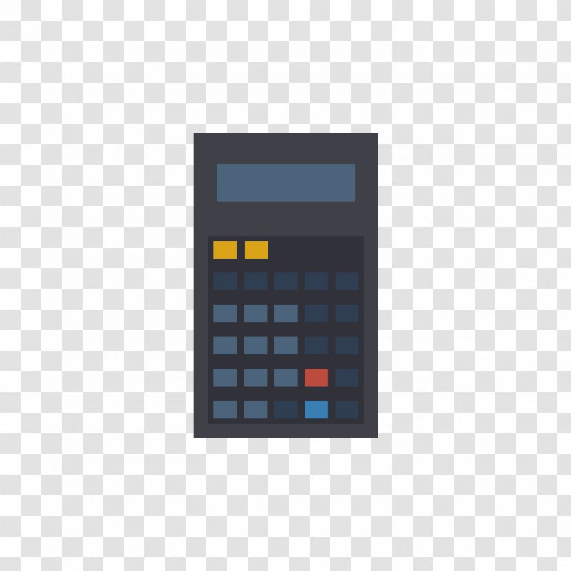 Calculator Pattern - Office Equipment - Black Transparent PNG