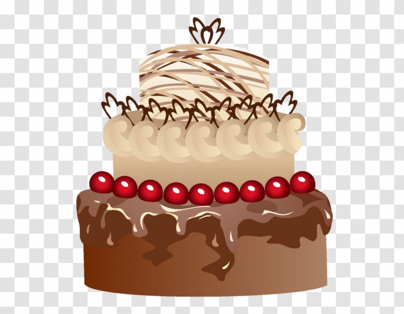 Chocolate Cake Cupcake Bakery Cream American Muffins - Chcolate Design Element Transparent PNG