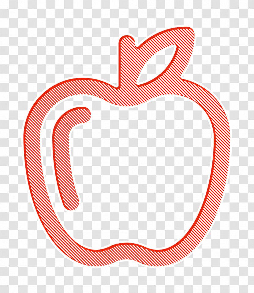 Apple Icon Food Fruit - Heart Transparent PNG