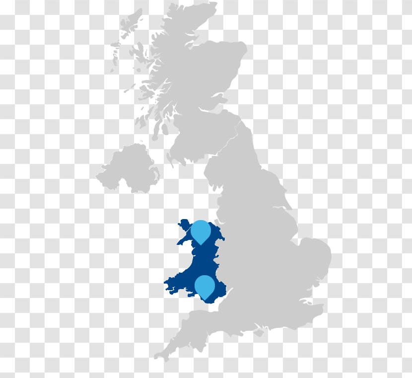 Great Britain British Isles Vector Map Transparent PNG