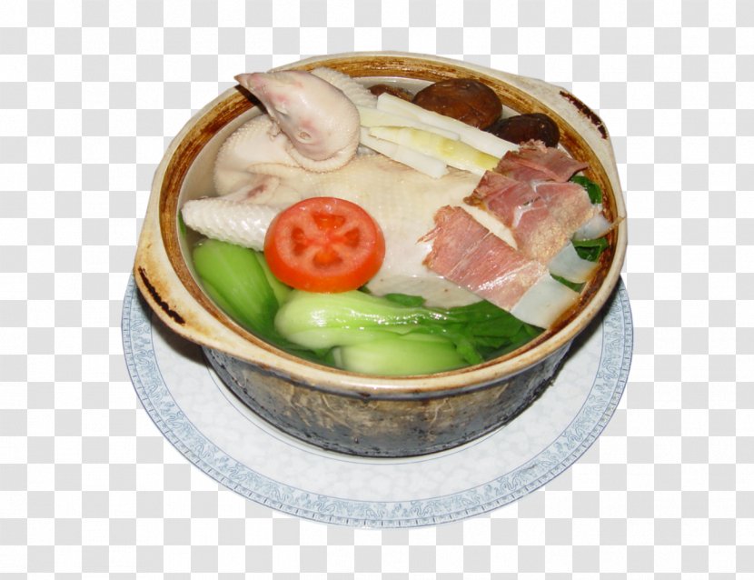 Canh Chua Japanese Cuisine Chinese Tableware Recipe - Food - A Pot Of Chicken Soup More Transparent PNG