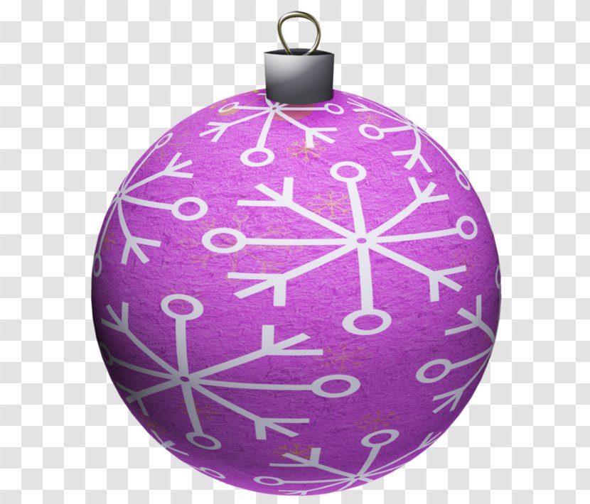 Christmas Ornament Purple Ball - Magenta Transparent PNG