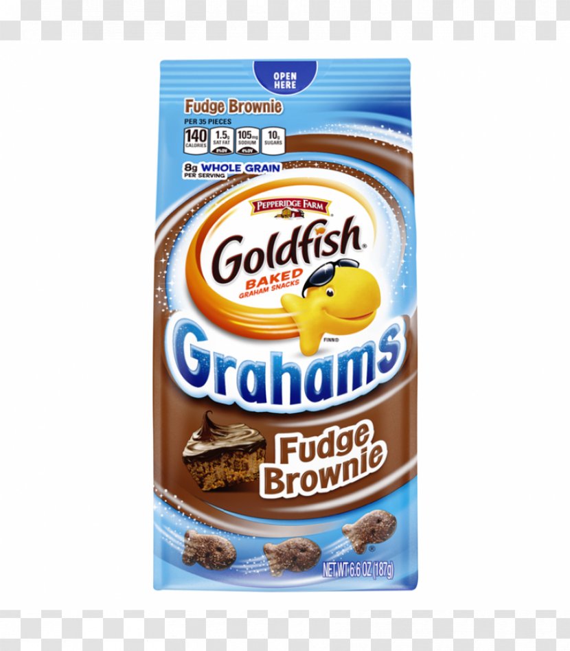 Fudge Chocolate Brownie Cupcake S'more Goldfish - Breakfast Cereal Transparent PNG