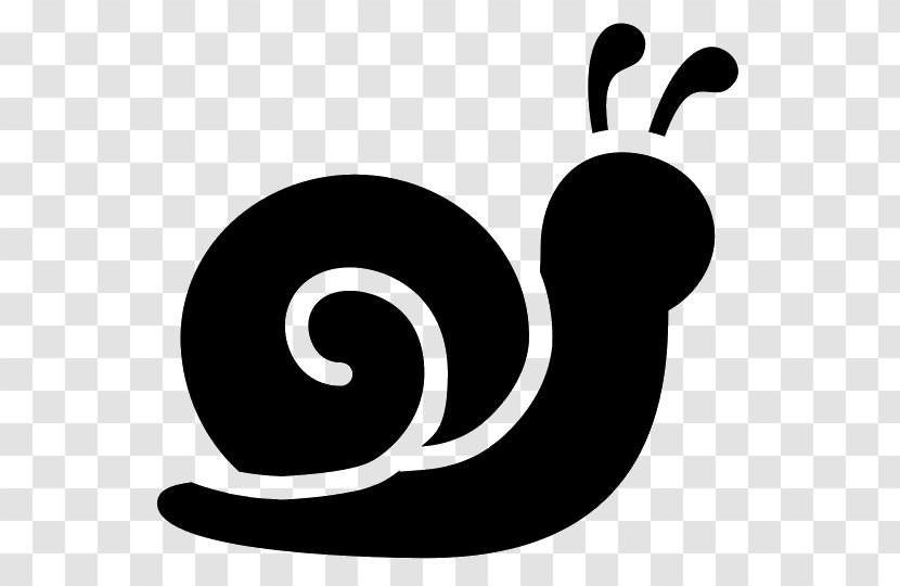 Slug Clip Art - Black And White - Brand Transparent PNG