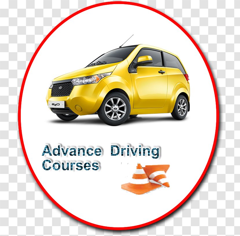 Electric Vehicle Car Mahindra & Toyota India - Driving School Transparent PNG