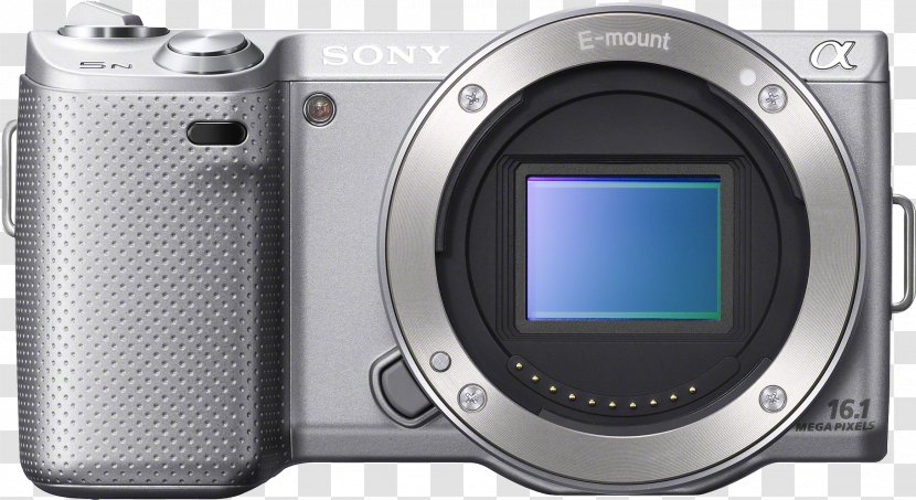 Sony Alpha NEX-5N NEX-5R Digital SLR NEX-6 - Camera - Lens Transparent PNG