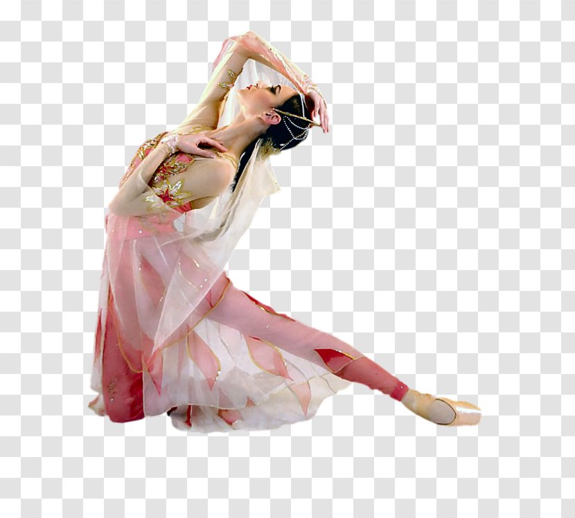 Ballet Dancer Female - Watercolor Transparent PNG