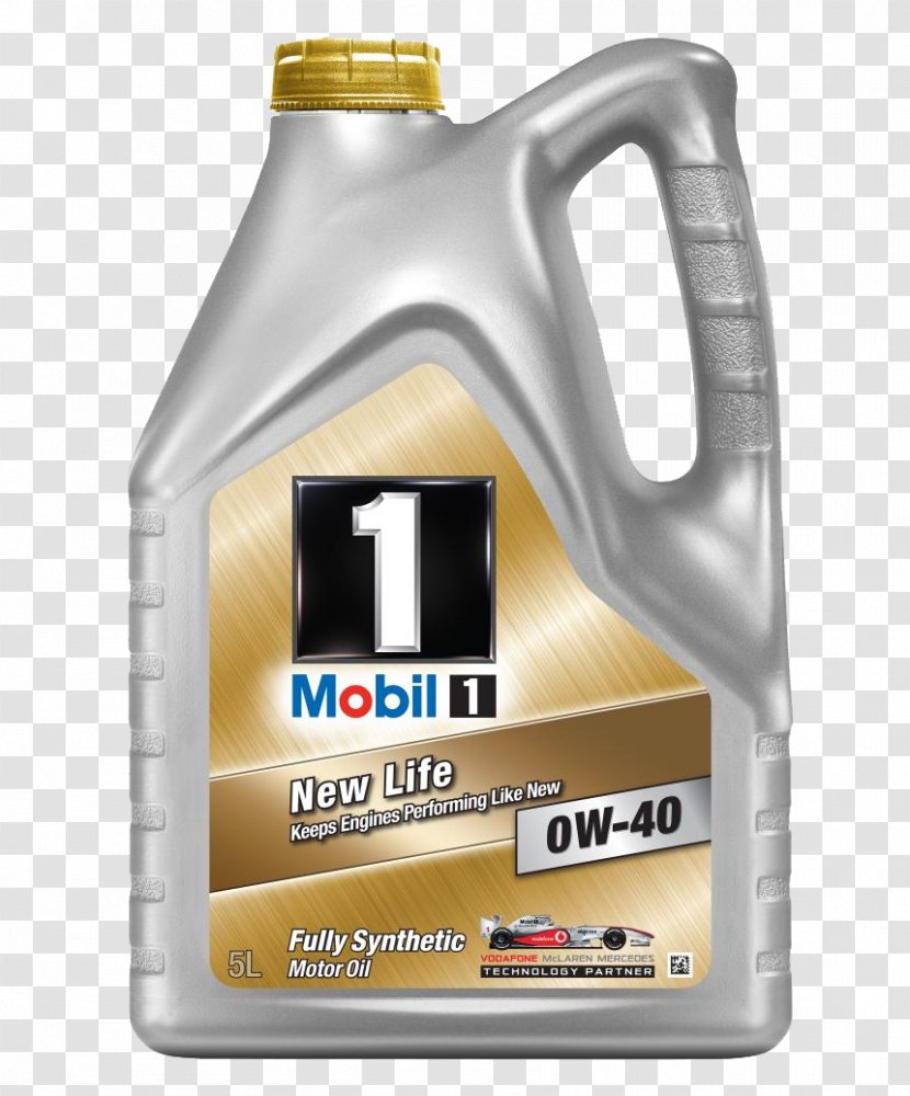 Car Motor Oil Synthetic Mobil 1 - Gasoline - Mclaren Transparent PNG
