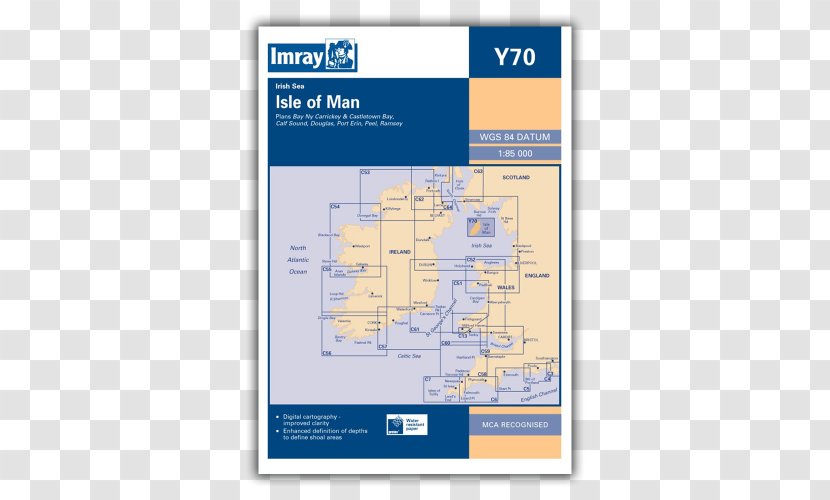 Admiralty Chart Nautical Map English Channel - Europe Transparent PNG