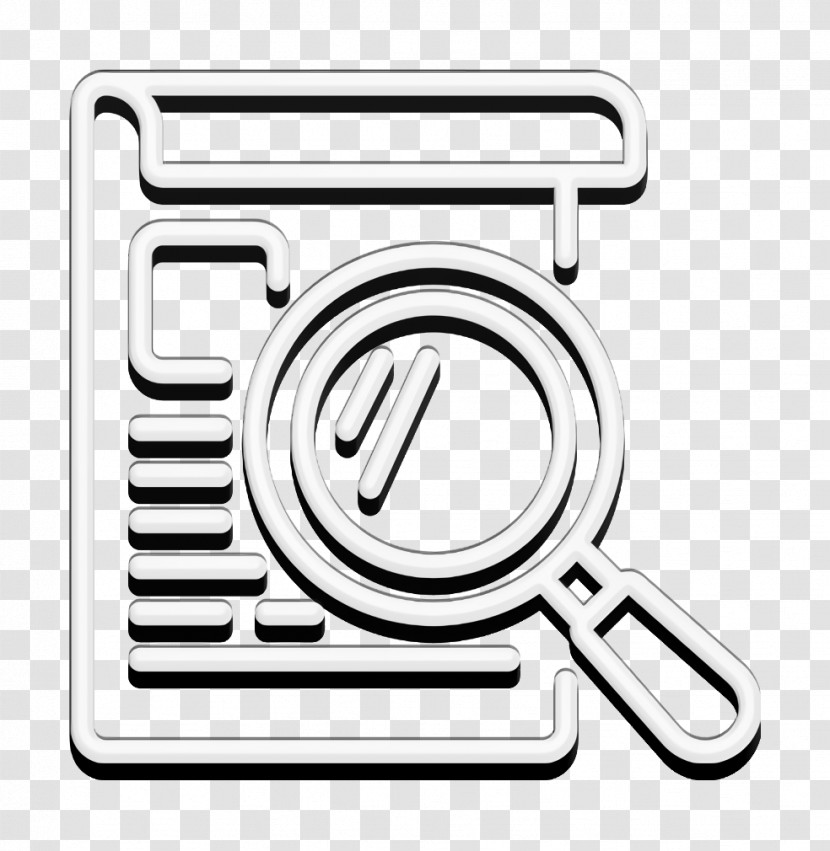 Search Icon Project Management Icon Transparent PNG