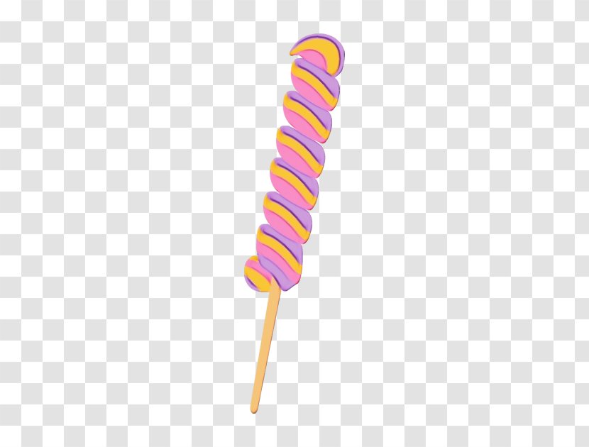 Stick Candy Hard Confectionery Food - Wet Ink - Lollipop Transparent PNG