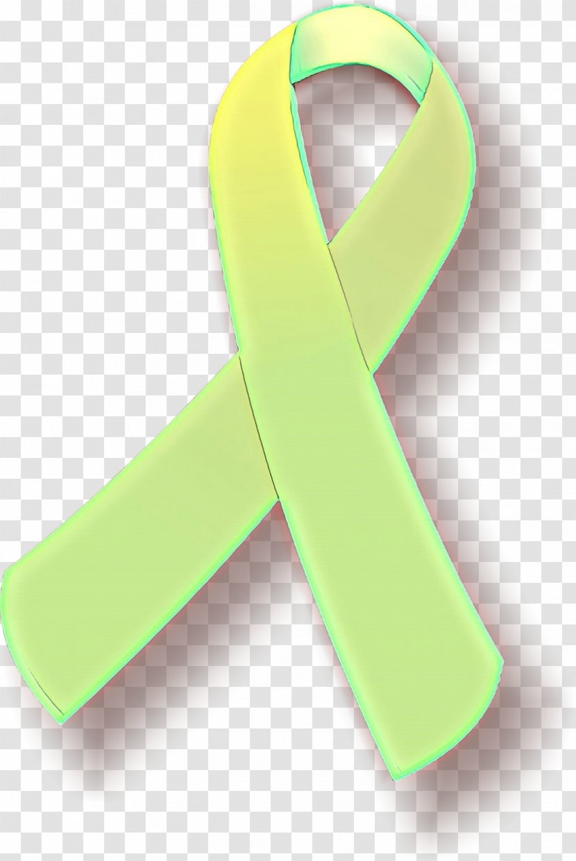 Green Background Ribbon - Yellow - Belt Symbol Transparent PNG