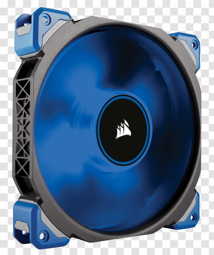 Computer Cases & Housings Light-emitting Diode Fan System Cooling Parts Airflow - Electric Blue Transparent PNG