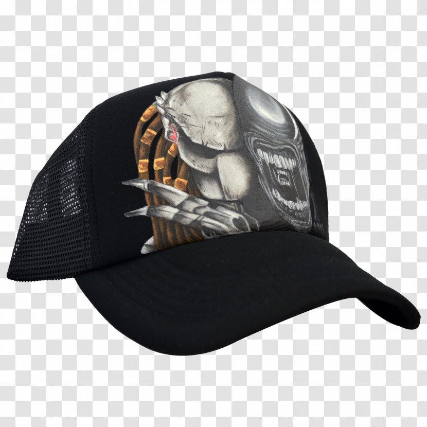 Baseball Cap Alien Vs. Predator Art - Hat Transparent PNG