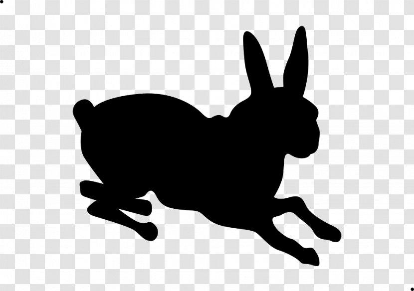 Domestic Rabbit Dog Horse Hare Mammal - Tail Transparent PNG