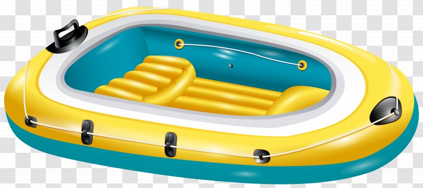Inflatable Boat Clip Art - Aqua Transparent PNG