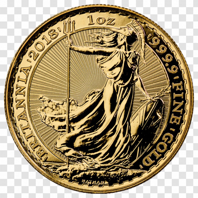 Coin Royal Mint Gold Britannia My Private Bullion - Ira - Metal Coins Transparent PNG