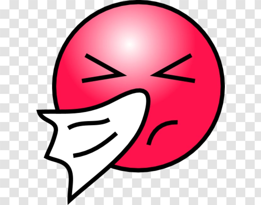 Smiley Emoticon Sneeze Clip Art - Cartoon Transparent PNG