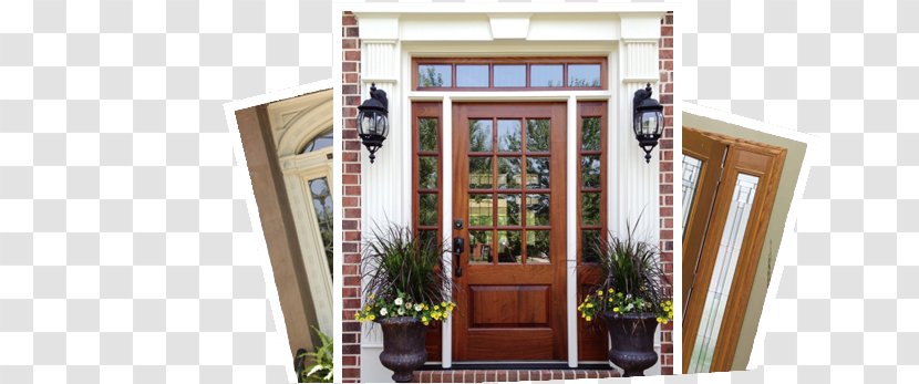 Window Sidelight Door Solid Wood - Facade - Building Materials Transparent PNG