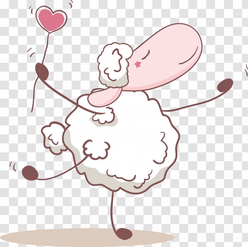 Sheep Rove Goat Clip Art - Tree - Cartoon Transparent PNG