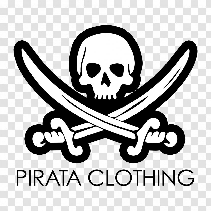 Jolly Roger Pirate Embroidered Patch Iron-on Golden Age Of Piracy - Brand Transparent PNG