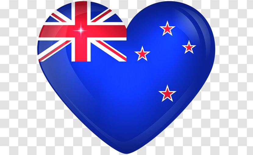 Flag Of New Zealand Australia National - Papua Guinea - Flergs Grateful Heart Transparent PNG