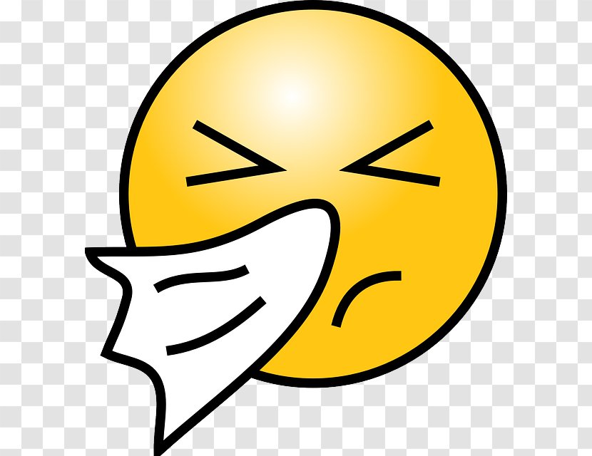Sneeze Emoticon Smiley Clip Art - Free Content - Sick Transparent PNG