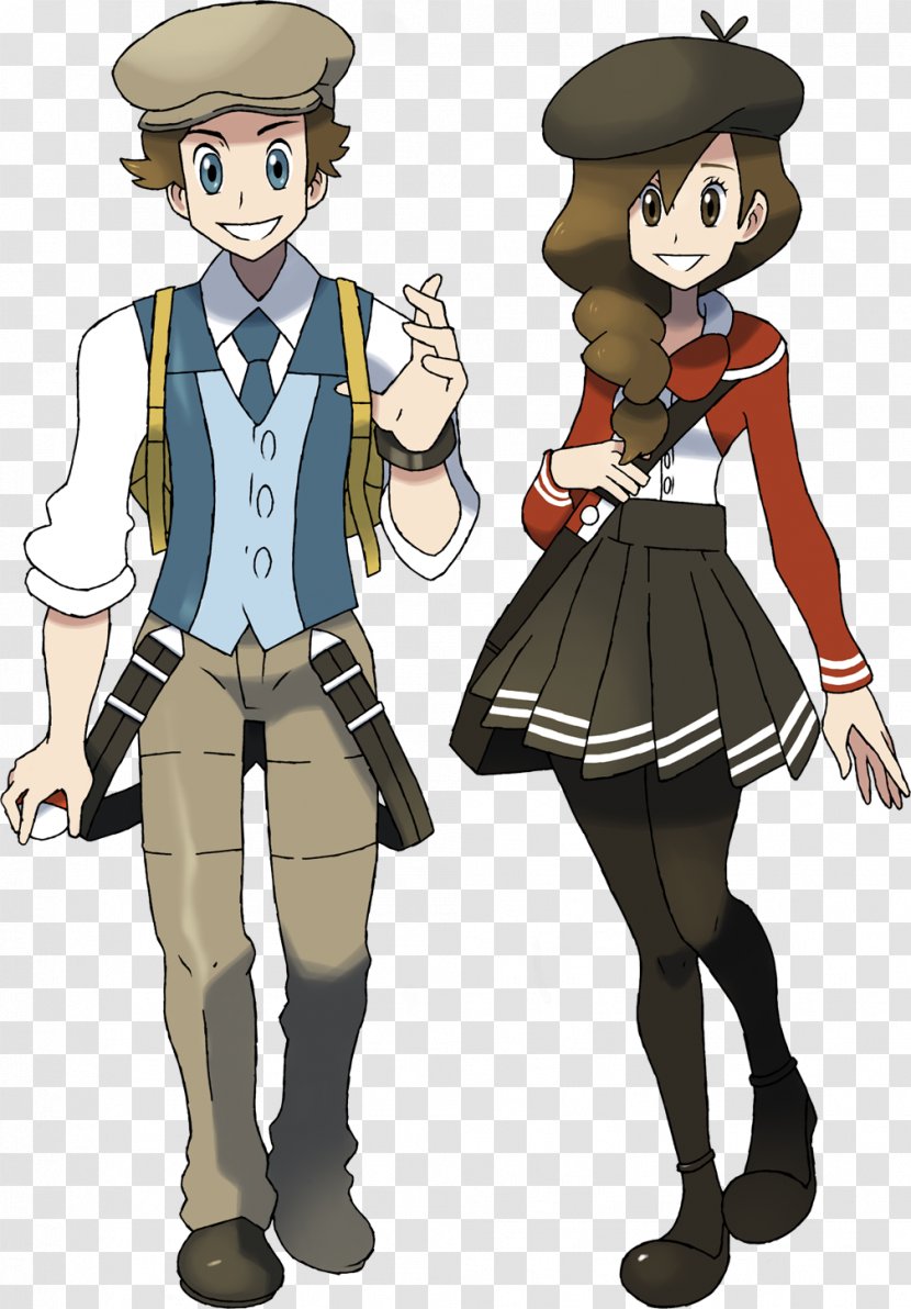 Pokémon Black 2 And White Hero Character Trainer - Flower Transparent PNG