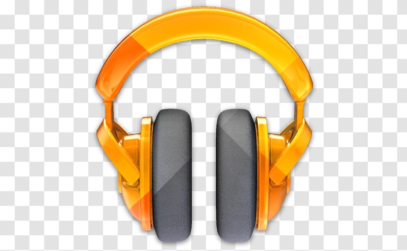 Electronic Device Headphones Yellow - Cartoon - Application Transparent PNG