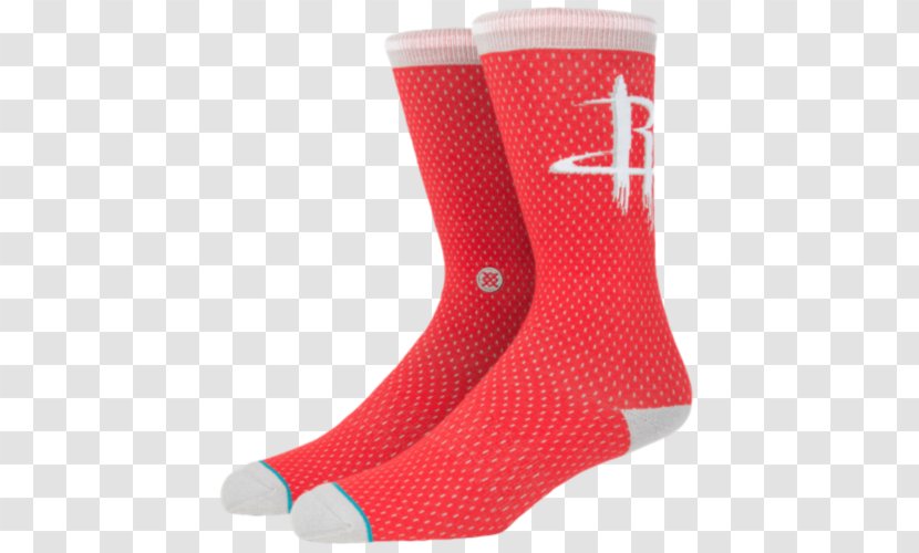 Sock Houston Rockets NBA Jersey Hoodie - Knee Highs - Nba Transparent PNG