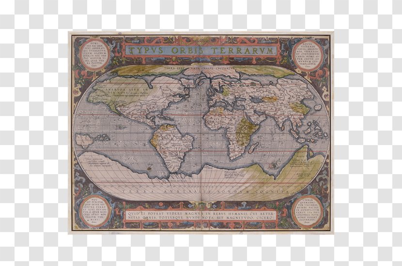 Early World Maps Art - Wall - Map Transparent PNG
