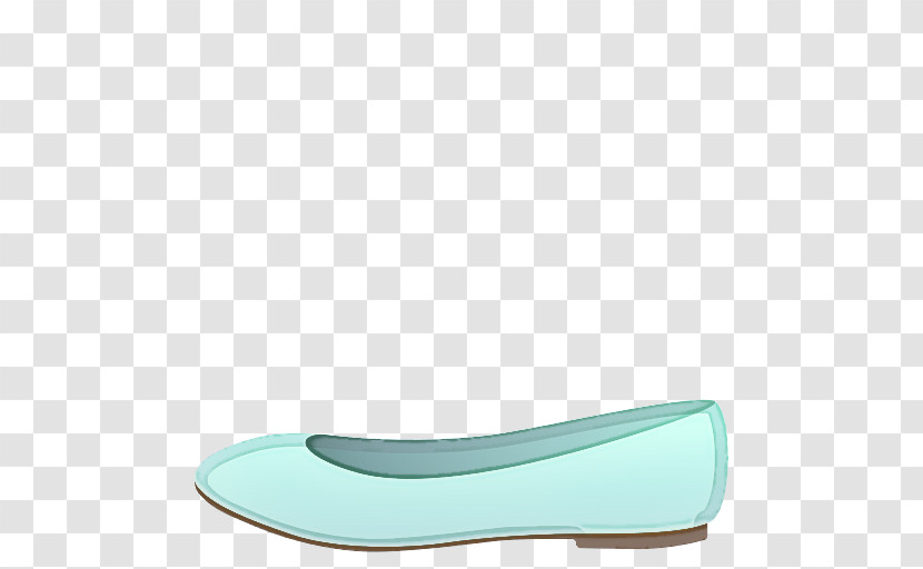 Ballet Flat Walking Shoe Shoe Ballet Turquoise Transparent PNG