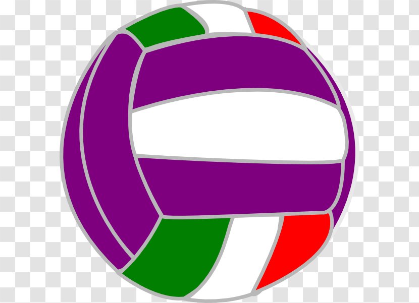 Beach Volleyball Color Clip Art - Logo Transparent PNG