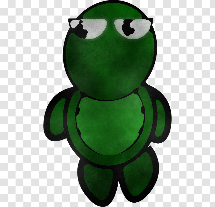 Green Toy Turtle Stuffed Toy Sea Turtle Transparent PNG