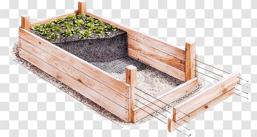 Raised-bed Gardening Garden Design Flower Building - Bed - Vegetable Box Transparent PNG