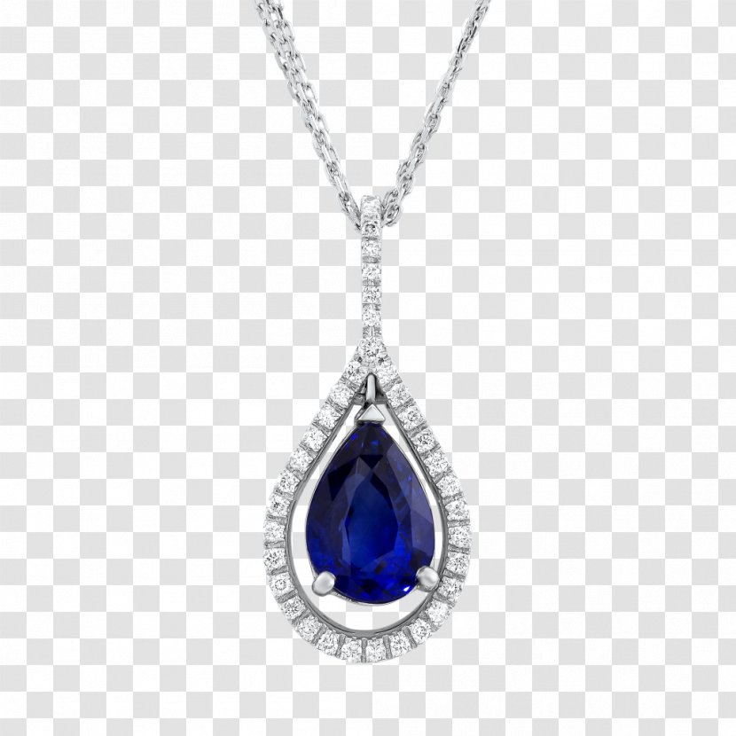 Sapphire Necklace Earring Charms & Pendants Birthstone - Jewellery Transparent PNG