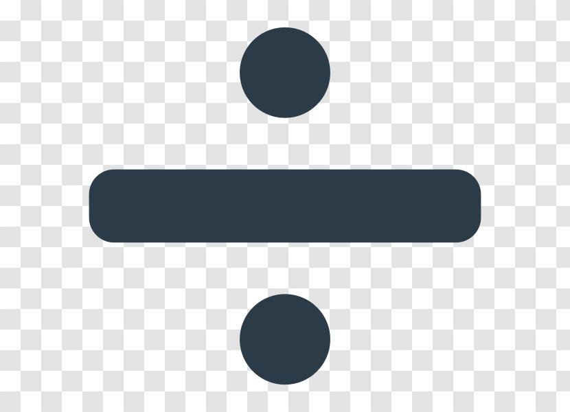 Obelus Emoji Division Symbol Sign Transparent PNG