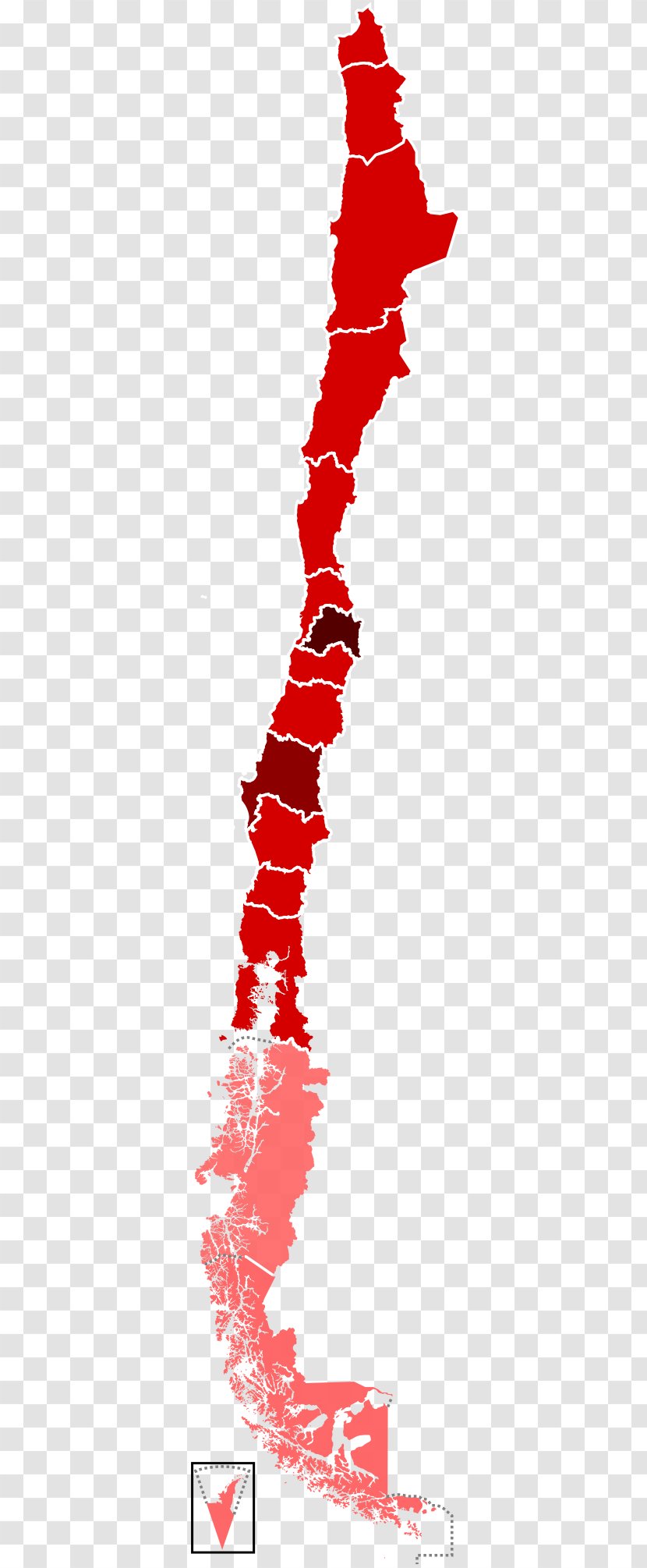 Chilean General Election, 2017 Map Clip Art - Chile Transparent PNG
