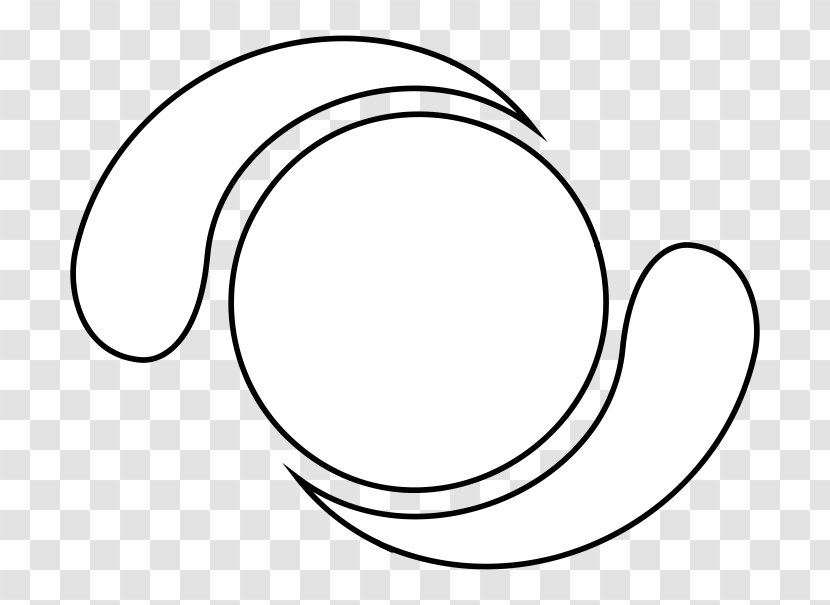 Circle Shape Drawing Line Clip Art - Monochrome Photography - Abstract Pattern Transparent PNG
