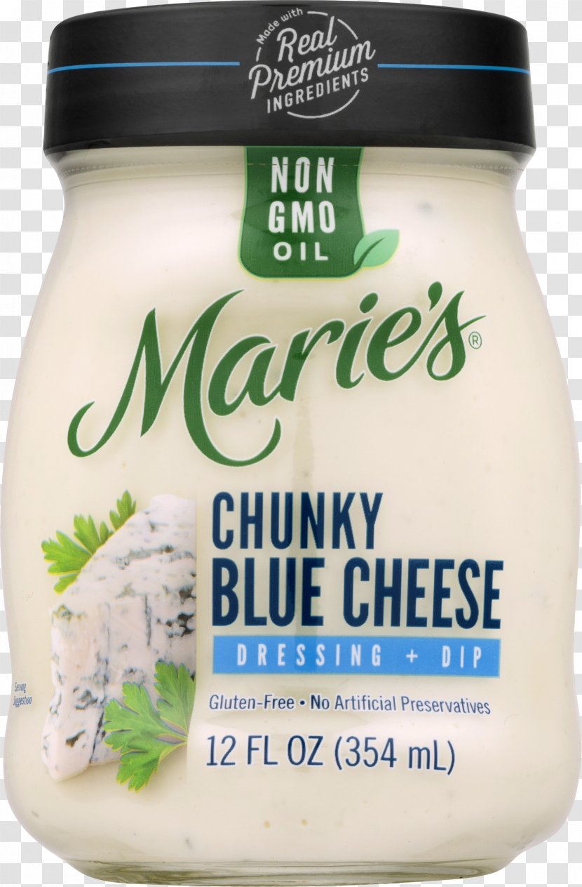 Cream Blue Cheese Dressing Stuffing Flavor - Dipping Sauce Transparent PNG