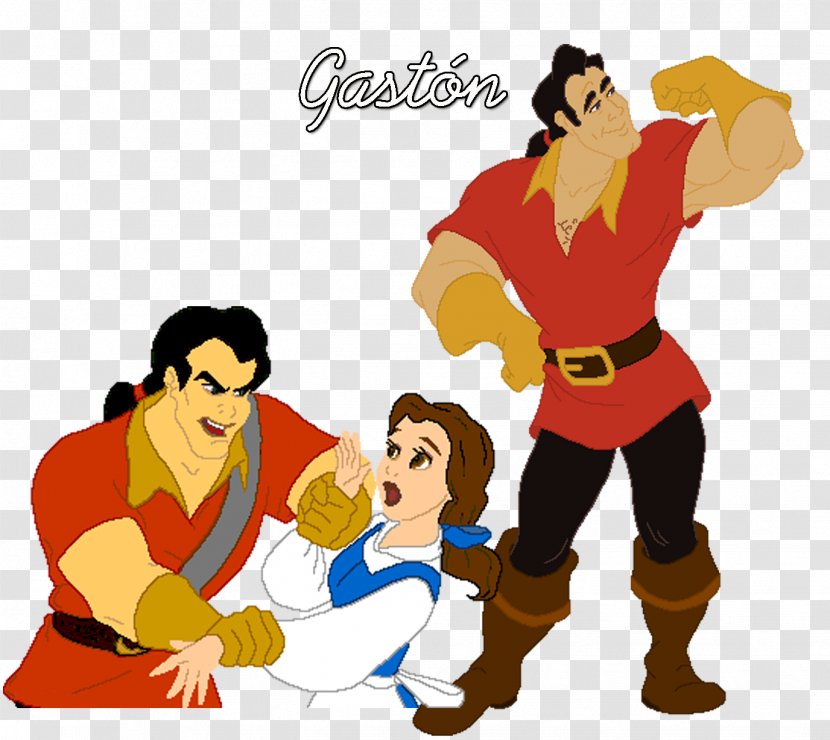 Gaston Beauty And The Beast Belle Walt Disney Company - Human Behavior - Fictional Character Transparent PNG