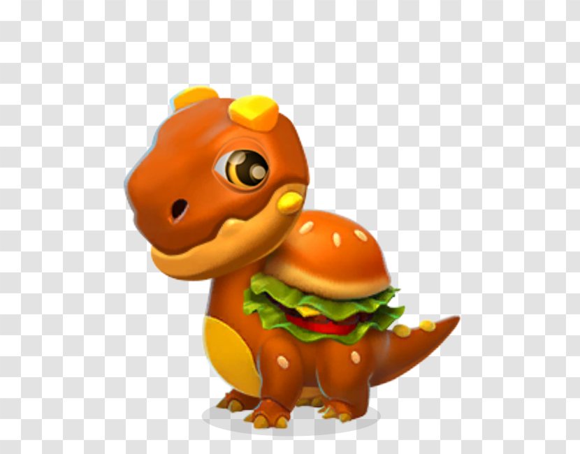 Dragon Mania Legends Hamburger Meat Snack - Stuffed Toy Transparent PNG