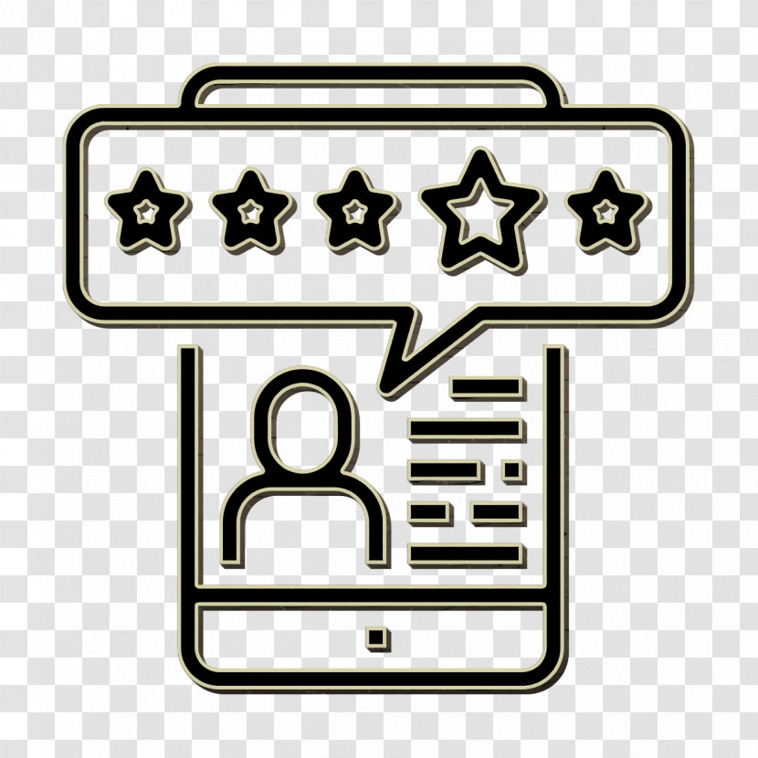 Review Icon Digital Marketing Icon Transparent PNG