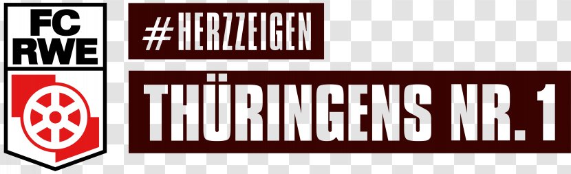 FC Rot-Weiß Erfurt Logo Product Design Brand - Banner Transparent PNG