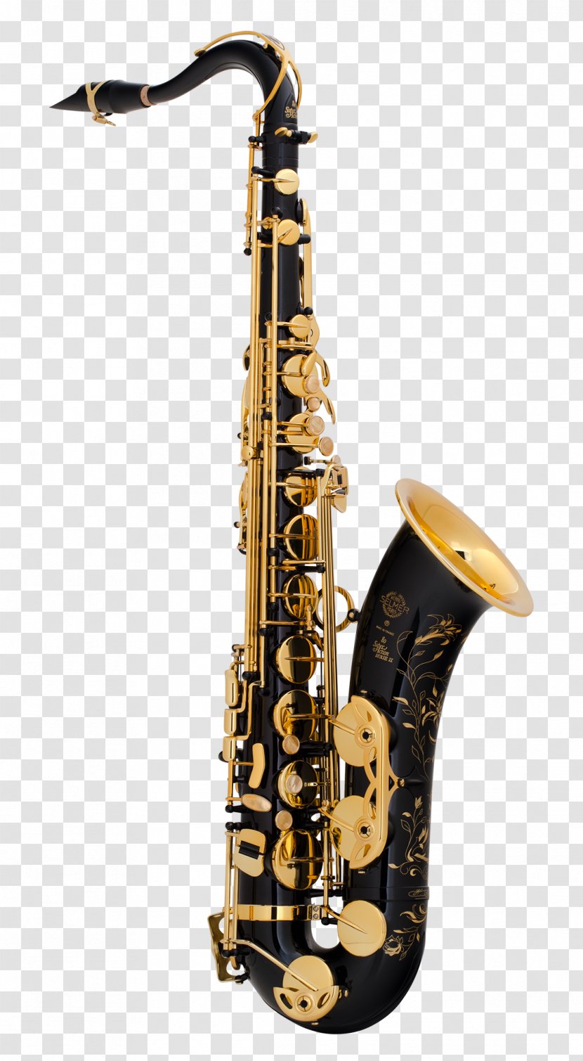 Tenor Saxophone Henri Selmer Paris Alto Baritone - Silhouette - Saxophones Transparent PNG