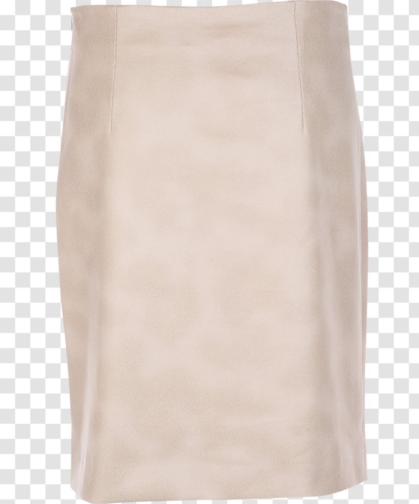 Satin Beige Skirt Transparent PNG