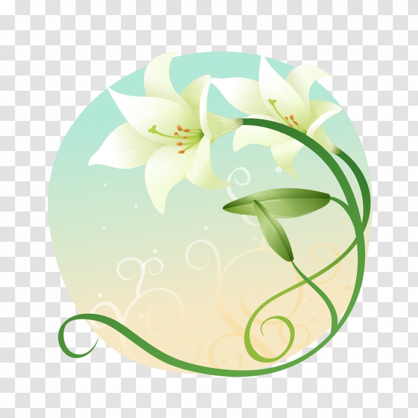 Flower Lilium Clip Art - Royaltyfree - Vector Lily Material Transparent PNG