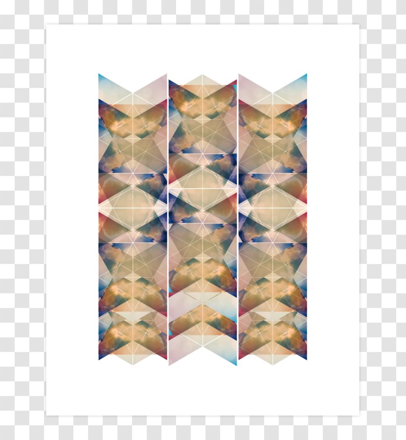 Symmetry Triangle Pattern Transparent PNG