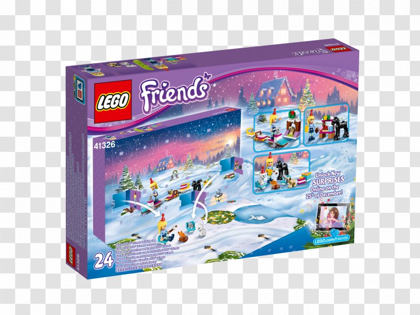LEGO 41326 Friends Advent Calendar Calendars - Lego Transparent PNG