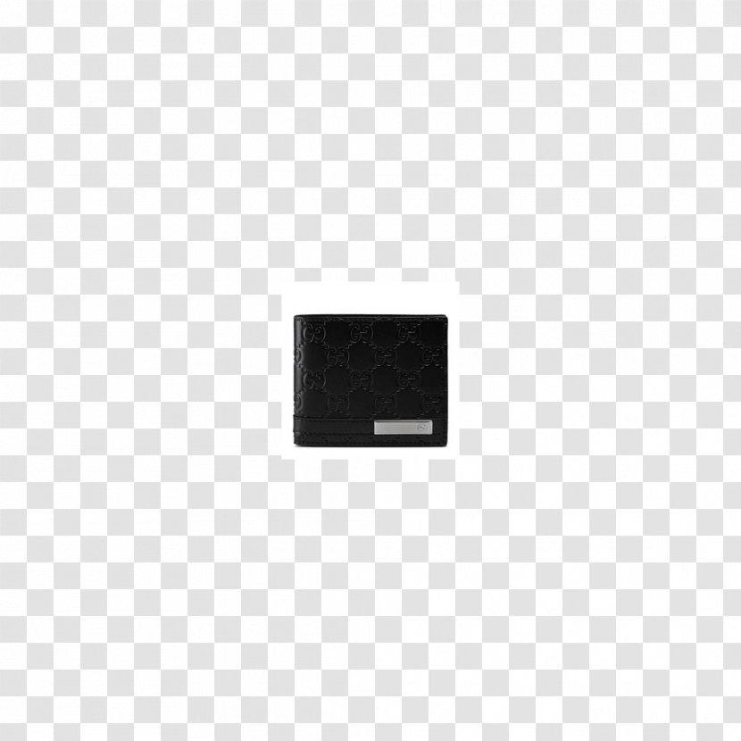 Black White Pattern - Rectangle - Men's Purse Transparent PNG